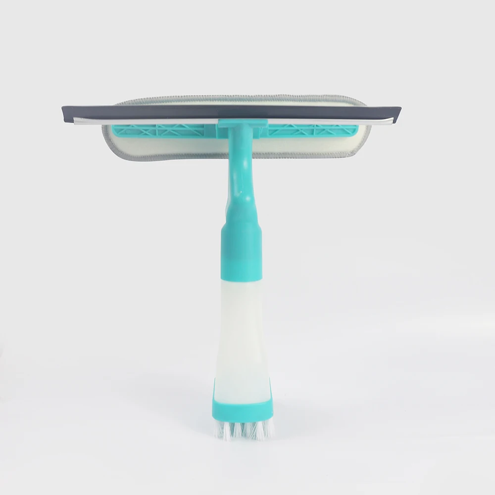 profession Double-sided window squeegees cleaning with cleaning brush window scrubber for car kitchen window glass clean