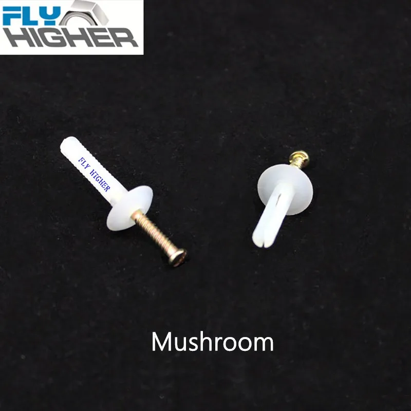 5x25 Plastic Mushroom head hammer nail in anchor