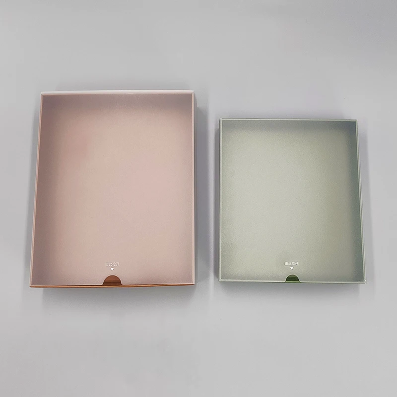 Recyclable transparent paperboard drawer box pvc frosted sleeve gift boxes custom printing tea perfume soap packaging gift box
