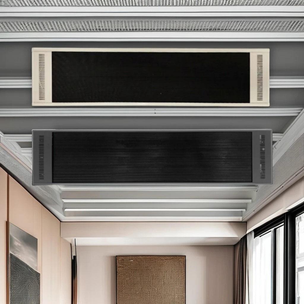 4000 Вт Алюминиевый Электрический нагревательный воздушный занавес с большой площадью рассеивания тепла энергосберегающие характеристики Умный домашний обогреватель