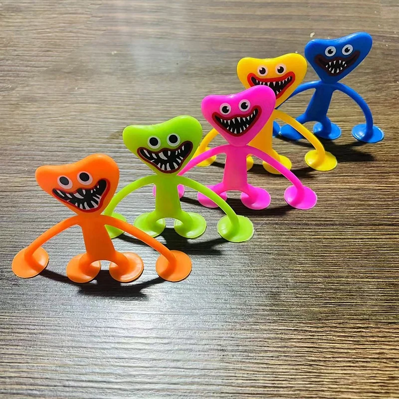 2023 New Silicone  Sucker Toy Doll Cartoon Big Mouth Toy Phone Holder Puzzle Game Figure Doll