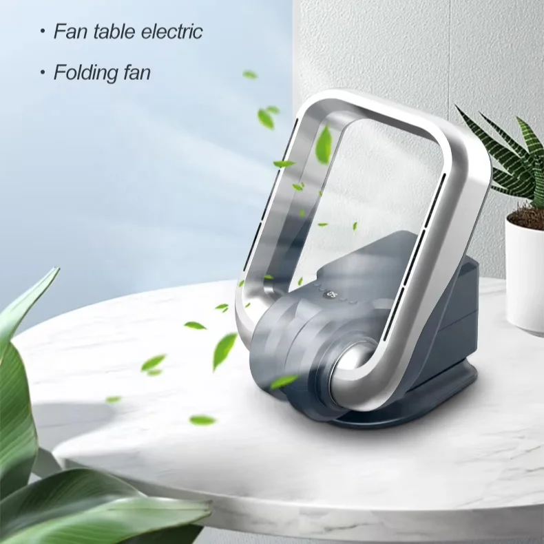 Modern multi-scenario available wall fan heater hepa13 filtration with remote control oscillations Bladeless desktop heater fan