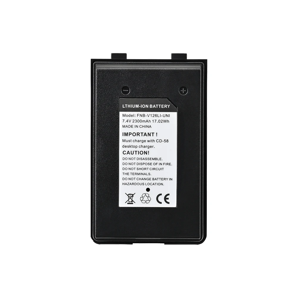 High quality FNB-V126Li walkie talkie battery for Vertex VX110 VX120 VX150 VX160 VX180 VX210 VX400 VXA120 VXA200