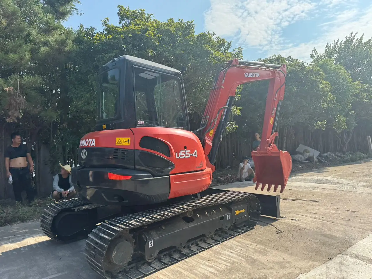 mini excavator kubota U55 5 Ton CE/EPA engine mini small excavator  KX165 6 ton Crawler mini digger excavators for sale