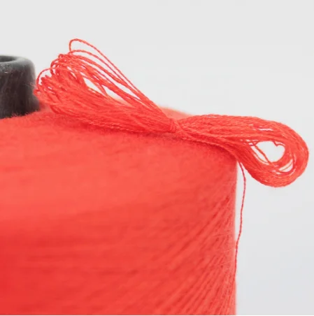 UG 28/2 50% viscose 22% nylon polyamide 28%  polyester core spun angola crochet weaving knitting wool blended melange fancy yarn