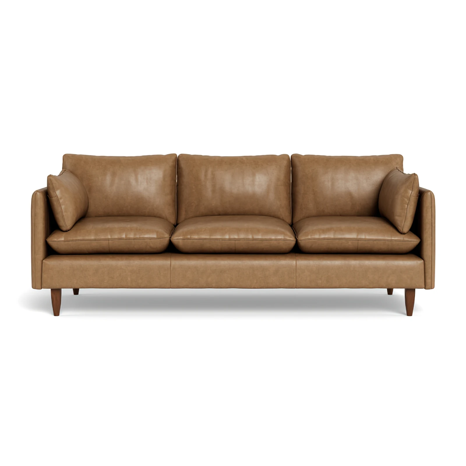 Дешевый современный диван среднего века из искусственной кожи для