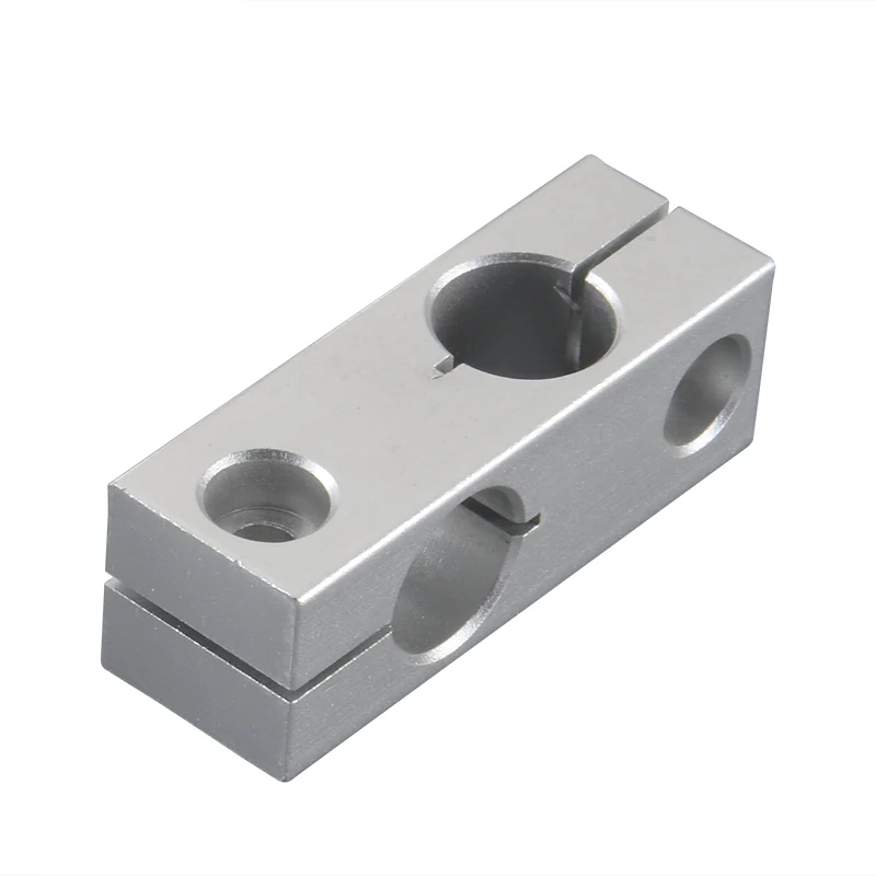 SK8 SK10 SK12 SK16 SK20 Bearing Bracket Linear Guide Fixing SeatAluminum Alloy Vertical Optical Axis Shaft Support Bracket