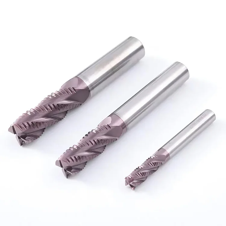 Jin chuan Hot sale  End Mills Carbide Rough End Mills Carbide Wood Cutting Tools HRC55 Roughing End Mills