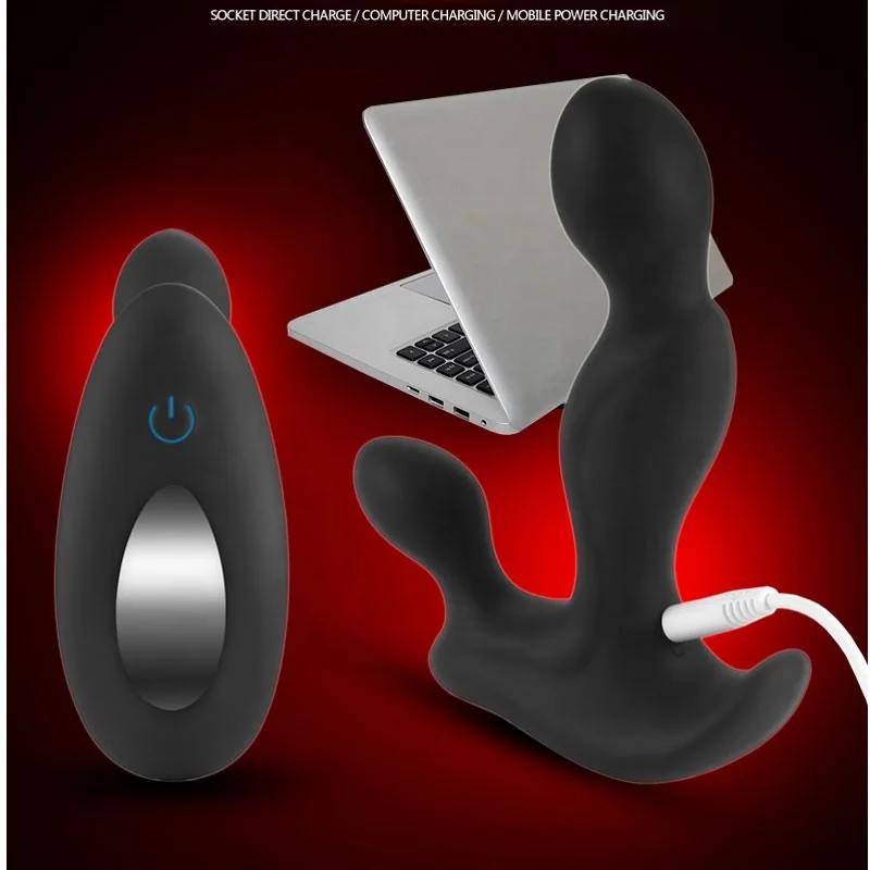 Remote Prostate Massager USB Charging Anal Vibrator G spot Mute Waterproof Unisex Adult Silicone Butt Plug Sex Toys Sex Shop