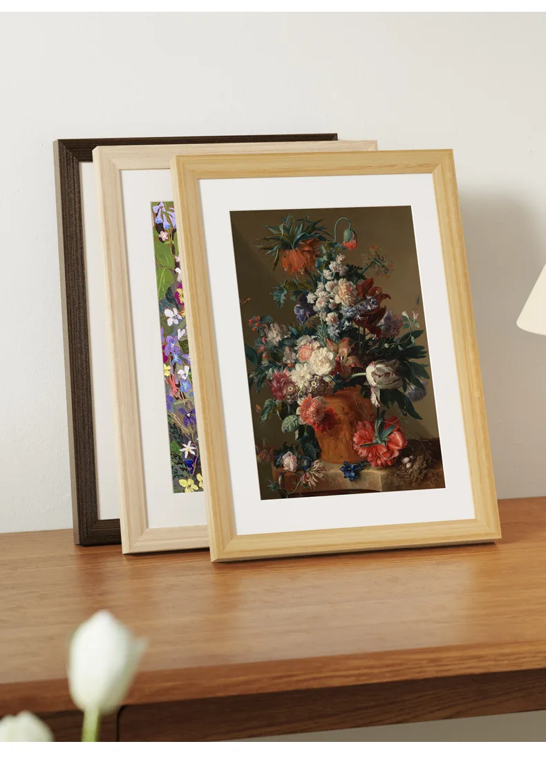 Wholesale High quality Custom Photo Frame  Display Wall Art Decoration Picture Frame Wood Picture Frames Home Decor