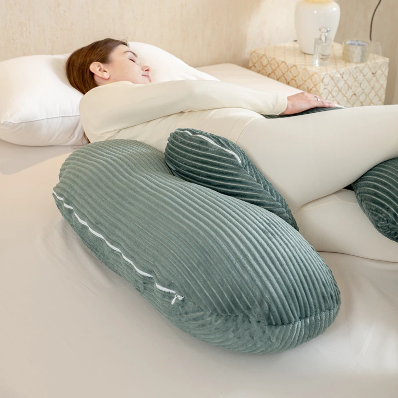 Hot selling new H shape cotton sleeping rest support Whole body care pregnancy pillow Maternal support side cushion for women