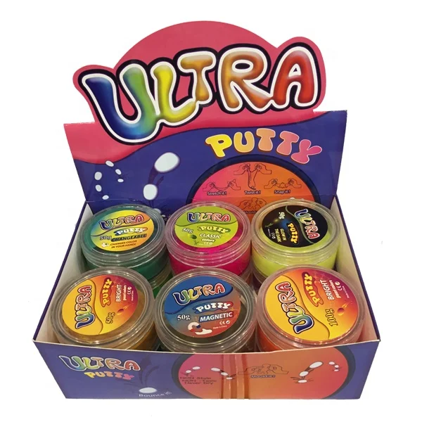 Hot selling Bouncing glow in the dark Ultra putty toy with high quality