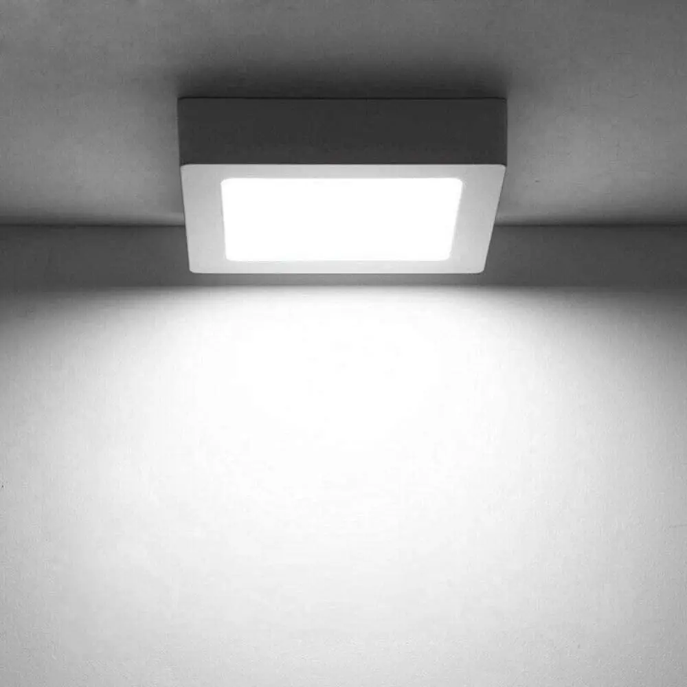 Square Panel Lamp 6W Modern Flush Mounted LED Panel Light