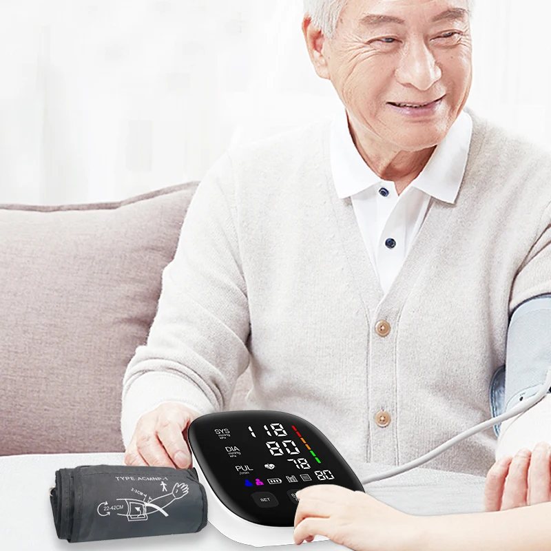 Newly Factory Price Medical Upper Arm Sphygmomanometer Digital BP Monitor Tensiometer BP Machine Arm Blood Pressure Monitor