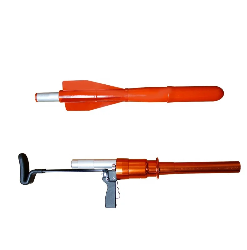 Portable Convenient life Saving Equipment Pneumatic Rescue Launcher Line Thrower Rocket
