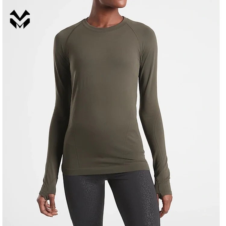 High Quality Workout  Fitness Sport Wear  Gym T-shirt  Sweatshirt  For Women Leisure Wear