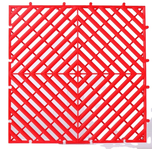 ПП экологически чистых материалов 3 см автомойки дом Сращивание решетки Автомойка Бесплатная паз-Бесплатная пластиковая перегородка 4S магазин коврик на пол