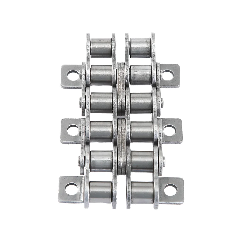 OEM Wholesale High-Tensile Flexible Single Pitch Conveyor Chain Rapid Sliding Roller Conveyor Chain Farm Chain Transmission