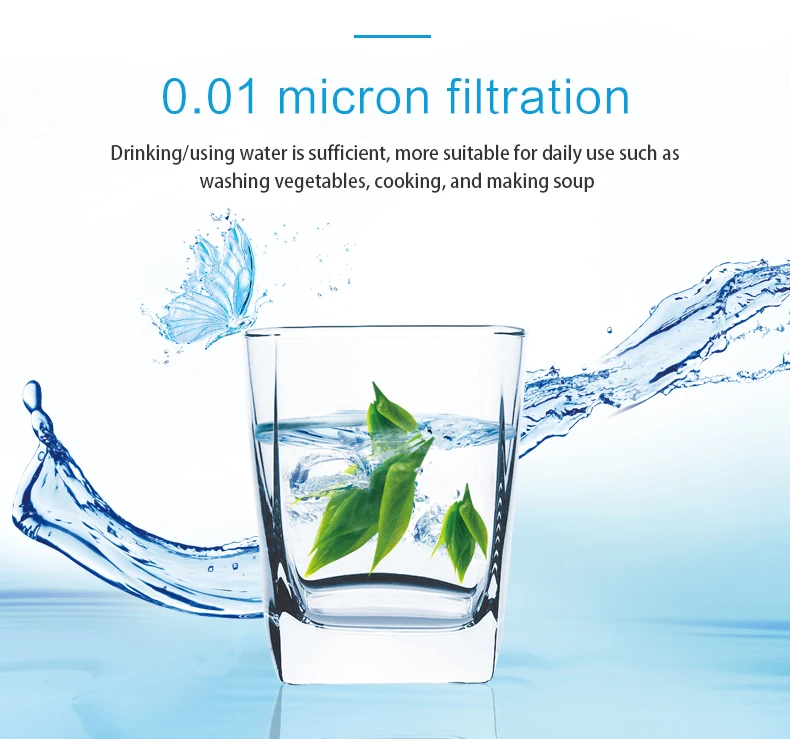 Household Commercial Ro Water Purifier 100gpd Reverse Osmosis Water Purification System For Home