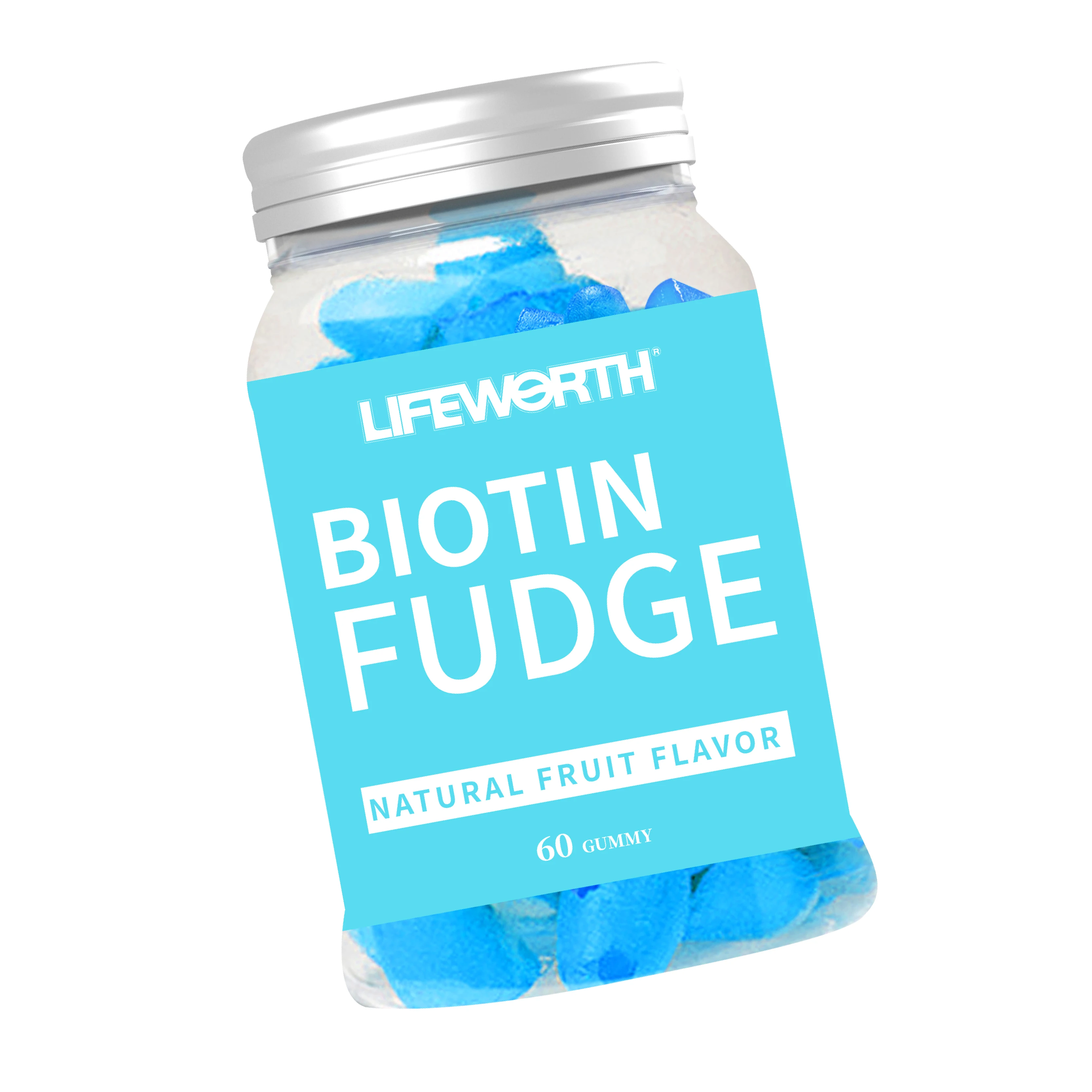Lifeworth 5000 mcg&1000 mcg Biotin Supplement Hair Gummy Vitamins Rich in Nail and Skin Care for Adults