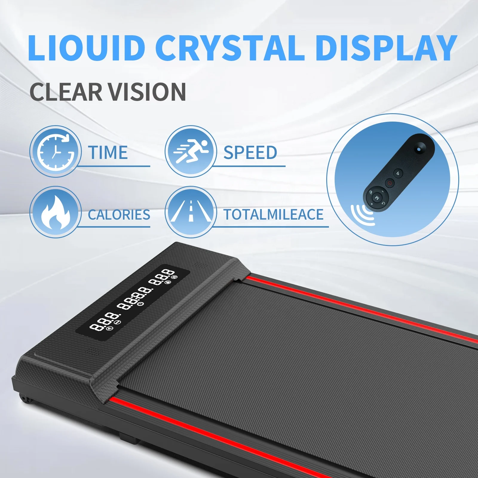 Folding Portable Walking Pad without Handle Mini Under Desk Treadmill Machine Running Fitness Manual Electric GYM  For Home