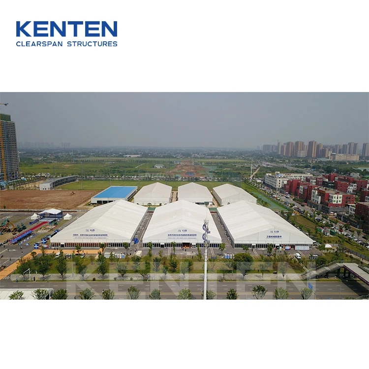 KENTEN large aluminum frame structure marche couvert event tent commercial outdoor event exhibition marquee tent for 3000 people