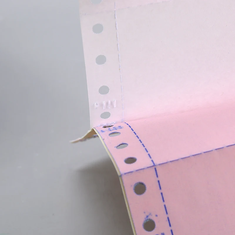 3-ply computer continuous printing carbonless receipt paper in sheet