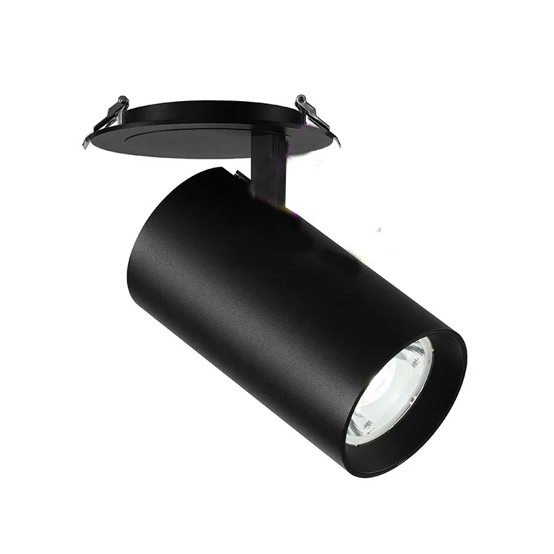 360 rail system led track lighting 2700k 3000k 5000k focus adjustable led track light 30w for retail showroom