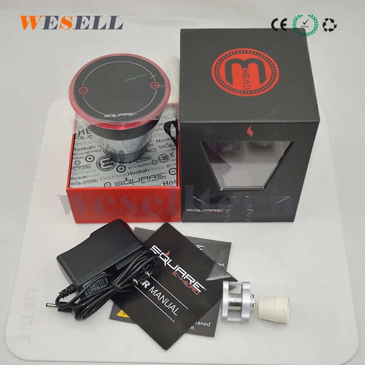 Classical  traditional electronic hookah rechargeable e head electric e hookah head electronic e hookah heads