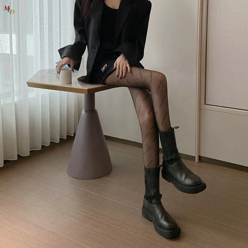 2022 Designer Famous Brands Black Silk GG Socks Sexy Fishnet Dance Panty Hose Pantyhose Tights Stockings
