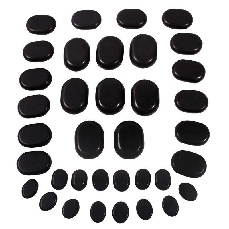 NAIL TALK Home Delivery Service Comfortable Energy Black Basalt  Natural  Slipper Warmer Stone Massage set