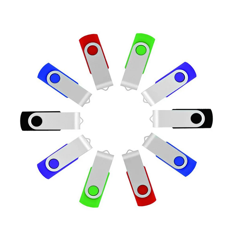 Custom USB Flash Drives  Pen Drive Stick 2GB 4GB 8GB Pendrive Swivel USB Flash Drives Portable business USB memory stick