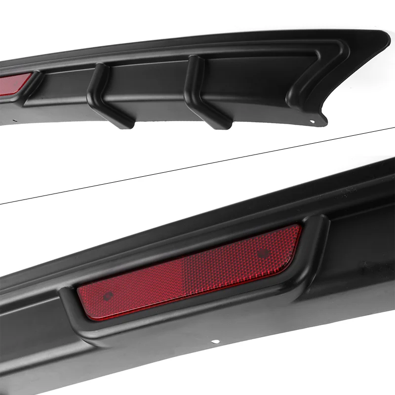 China Car Parts Wholesale Car Accessories Gloss Black Spare Parts Rear Bumper Diffuser Lip For Honda Accord 2018-2020
