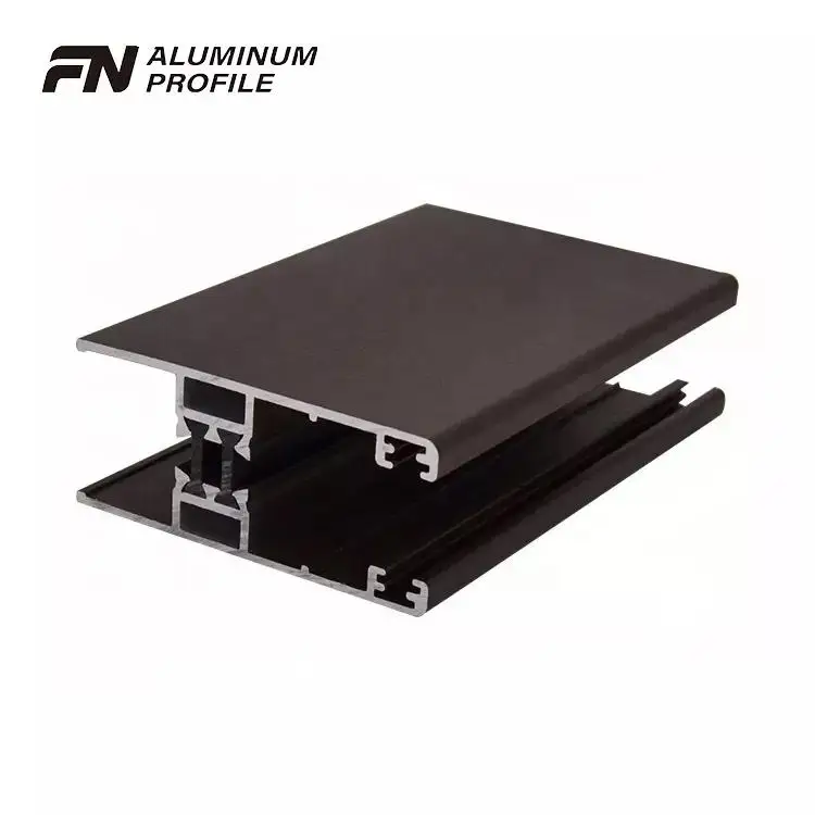 Industrial Anodizing Finish Golden Color Doors And Windows For Aluminum Extrusion Profiles