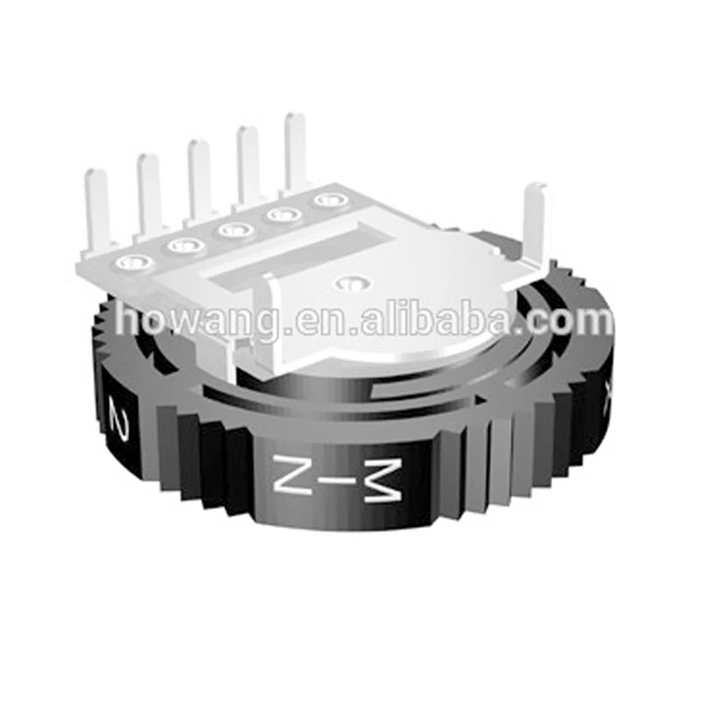 DB-1001G-2.8X16-NO2 rotary number printing thumb wheel potentiometer