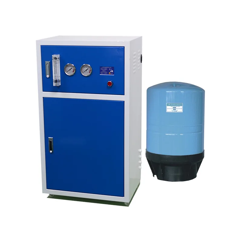 
800G compact 5 stage ro drinking water purification osmosis reverse systems with booster pump for commercial use 