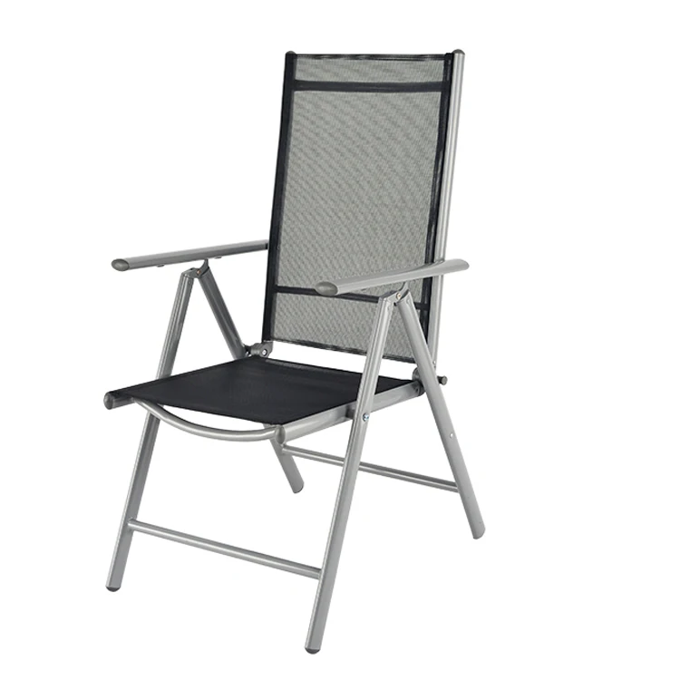 
Wholesale Aluminium Textilener Adjustable Easy Store 7 Position Out Door Chairs 
