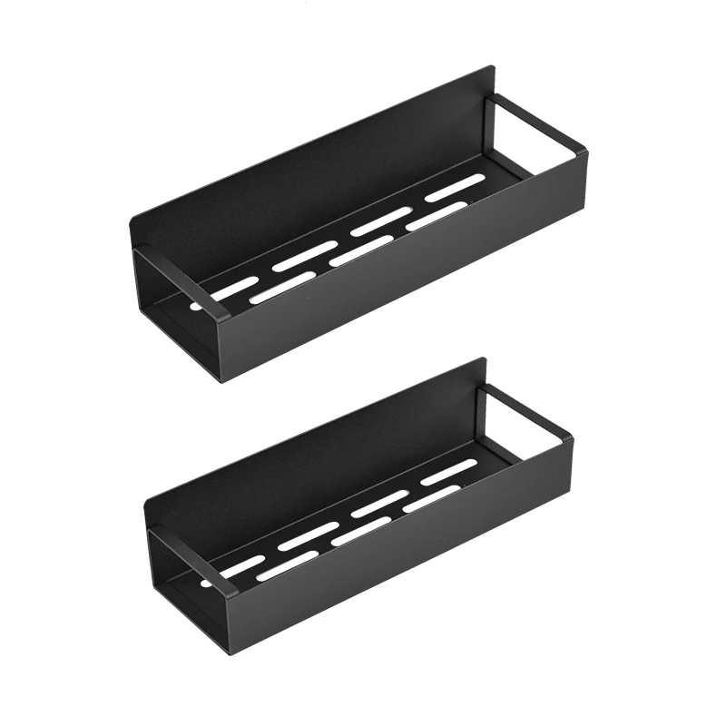 Magnetic Spice Rack Single-Tier Metal Kitchen Organizer for Space Saving Refrigerator Storage Household Fridge Side Shelf