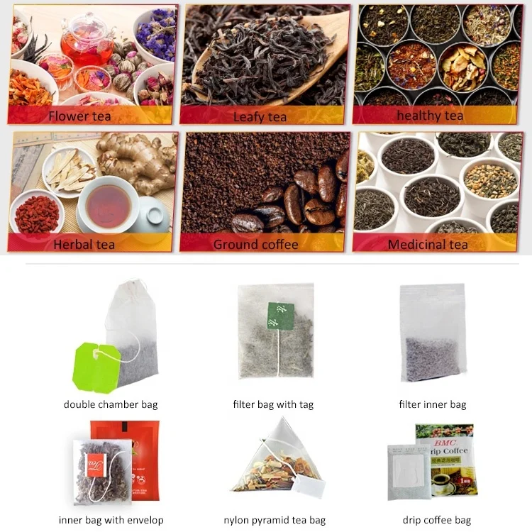 Automatic Low Price Small Tea Bag Filter Paper Tea Powder Sachet Pouch Packing Machine