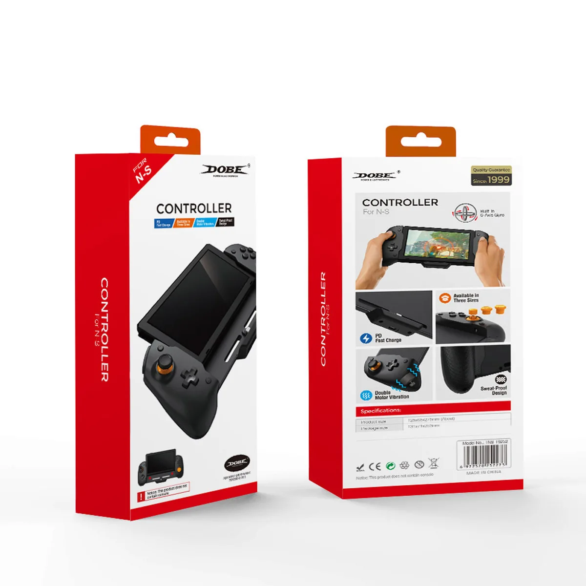 DOBE TNS-19252 Controller for N-switch Game Console Plug-in 6-Axis Gamepad Handle