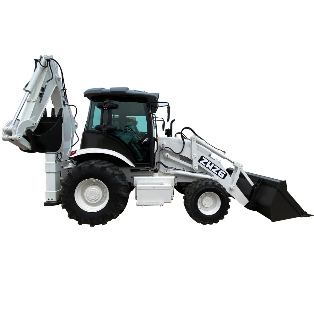 2021 ZWZG Brand New Loader Backhoe Load 2.5ton Bucket 0.3 Cbm Chinese Machinery Mini Backhoe Loader For Sale