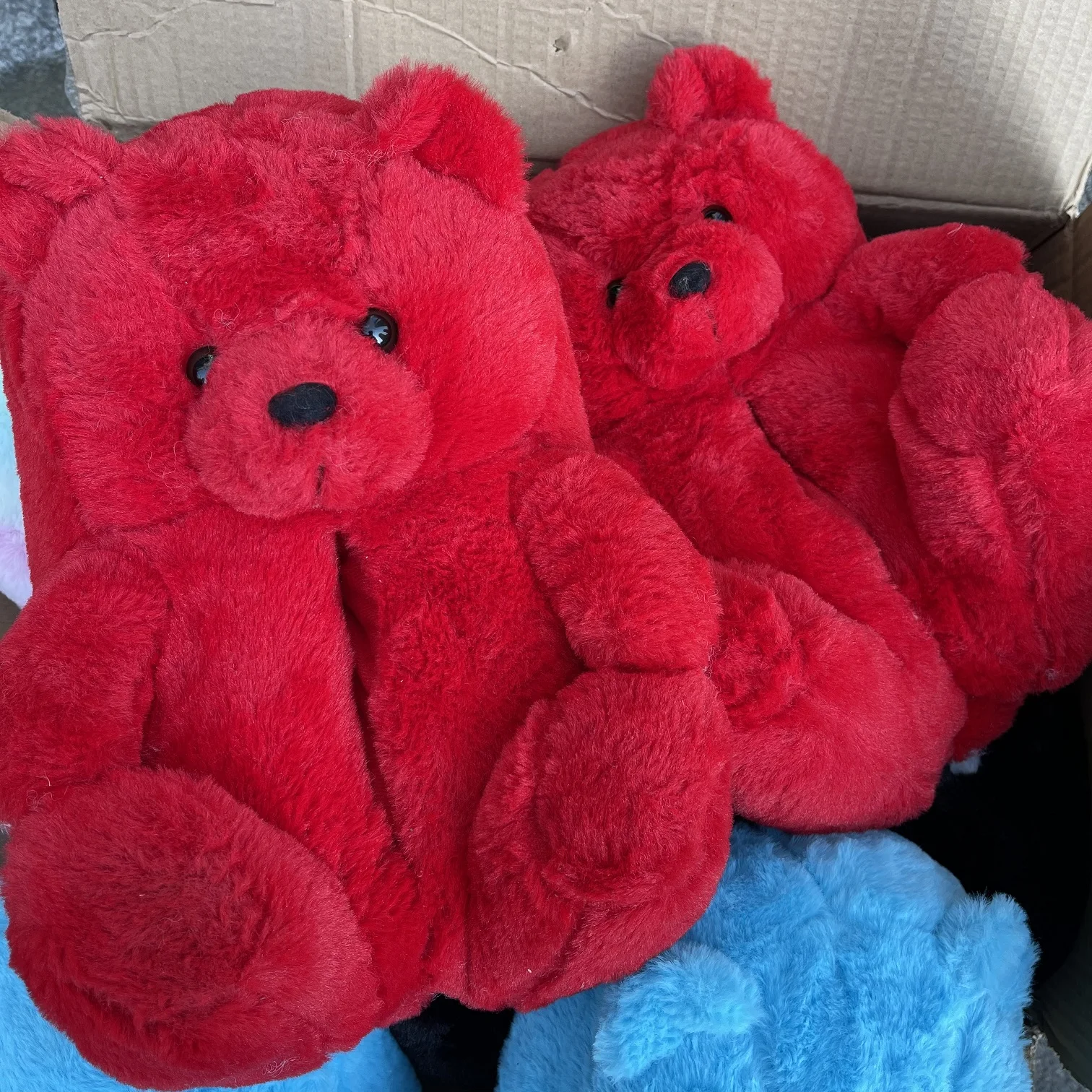 
Factory direct sales Teddy Bear Slippers new arrivals fuzzy house slippers 