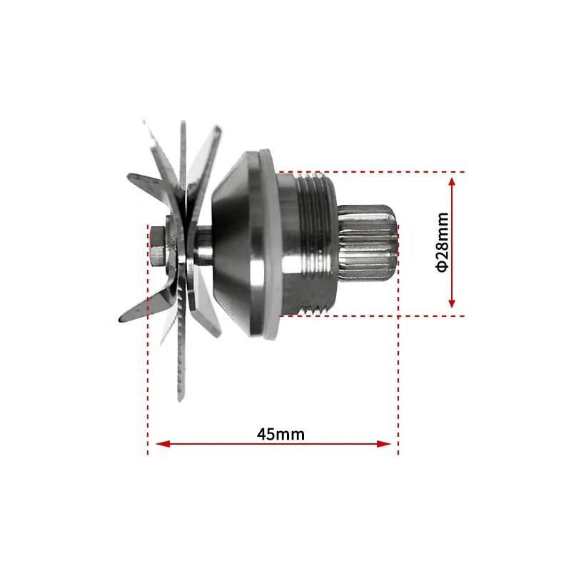 Kitchen Appliance Commercia Blender 8 Blades Electric Juicer Portable Spare Parts Blender Blade