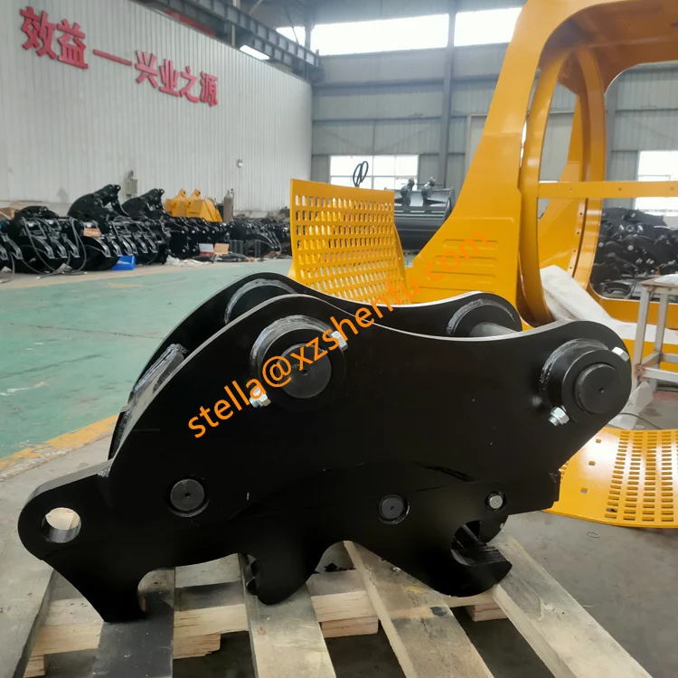 Excavator Hydraulic Twin Locks Quick Hitch Coupler for Hydraulic Breaker Compactor Ripper Grapple
