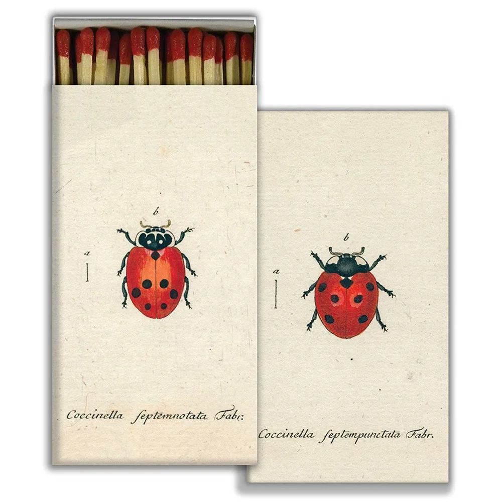 Personalized Match Boxes In Bulk with Long Kitchen Matches for Lighting Candles Grills Fireplaces