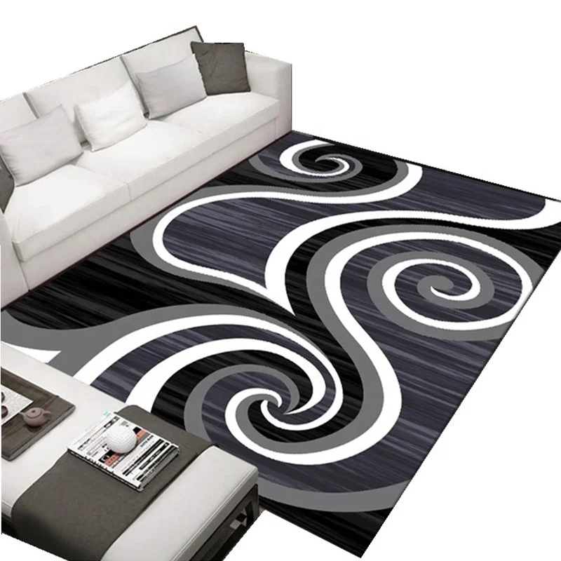  Shaggy Polyester 3d Printed Carpet for Living