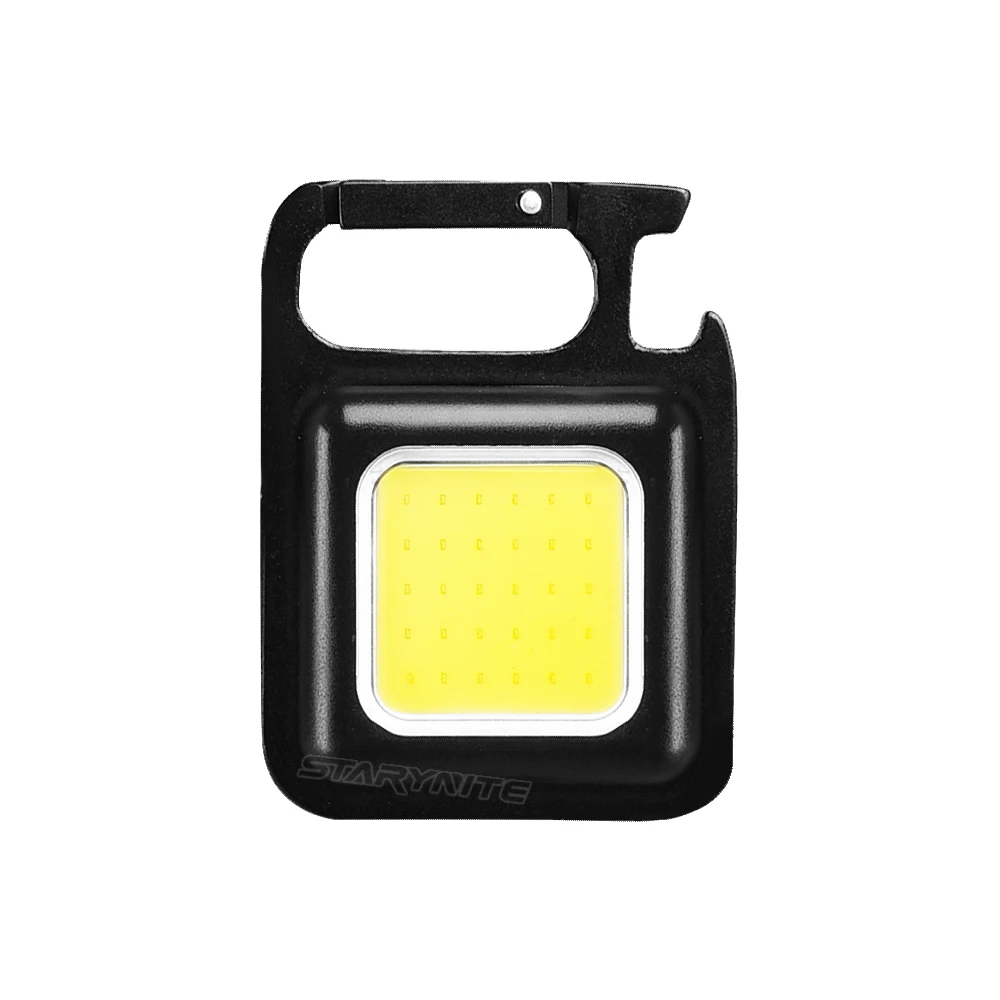 STARYNITE мини алюминиевый Магнитный Cob Карманный рабочий свет брелок фонарик с открывалкой для
