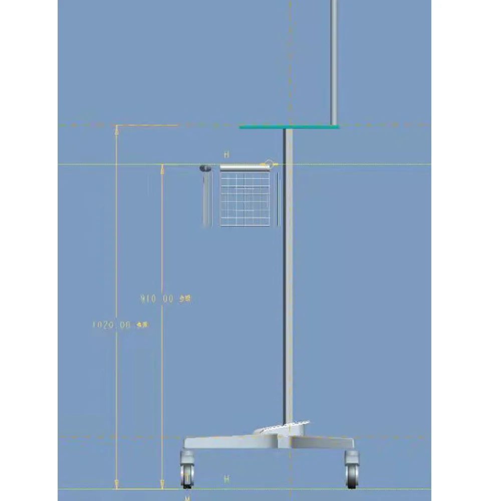 MEDICAL Furniture IV Pole Medical Infusion Stand Hook Height Adjustable IV Drip Stand