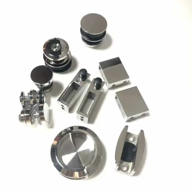 Glass Sliding Shower Door Hardware, Sliding Door Fitting for 8-12mm  thickness glass shower room