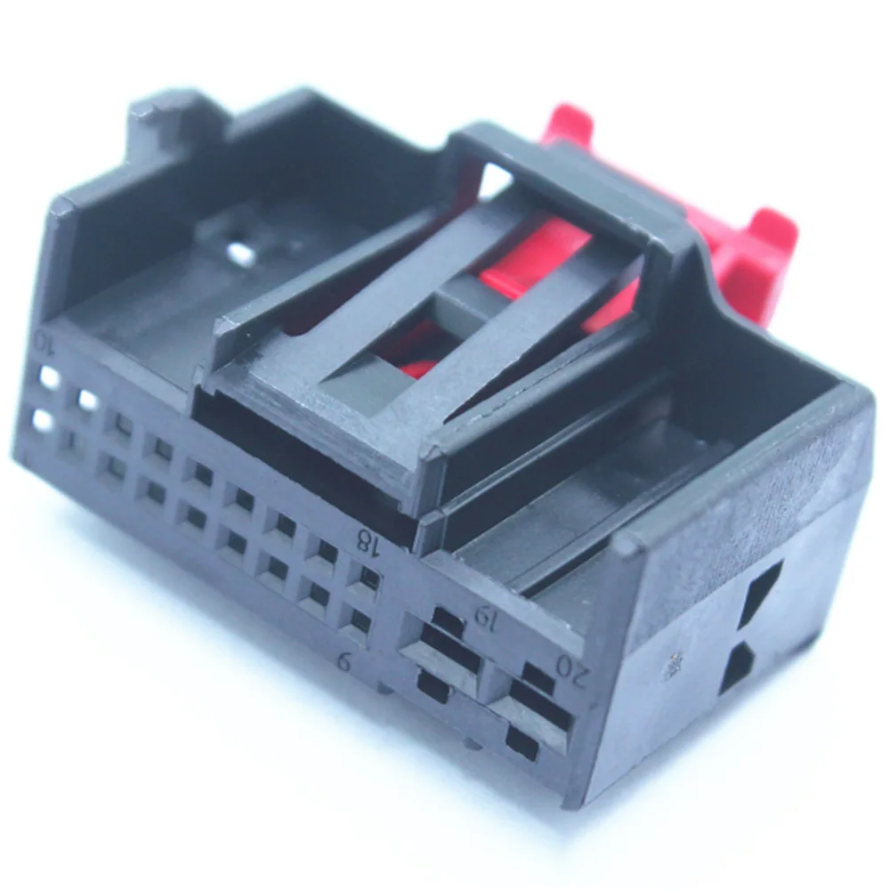 Auto connector 20 Pin Female 1-1394805-1 Original H Tyco Black 20 hole female Jacket 1-1394803-1/1K